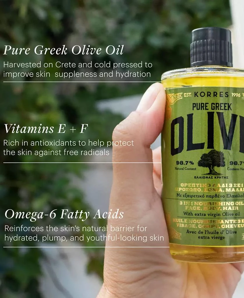 KORRES Pure Greek Olive 3-In-1 Nourishing Oil 4