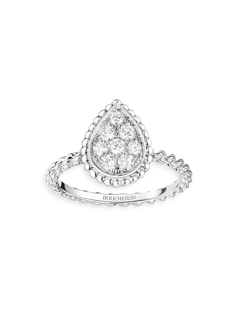 Boucheron Serpent Bohème 18K White Gold & 0.32 TCW Diamond Small Ring 1