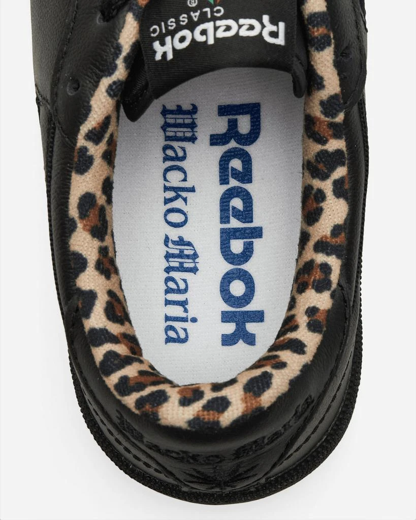 Reebok WACKO MARIA Club C 85 Vintage Sneakers Black / Leopard 6