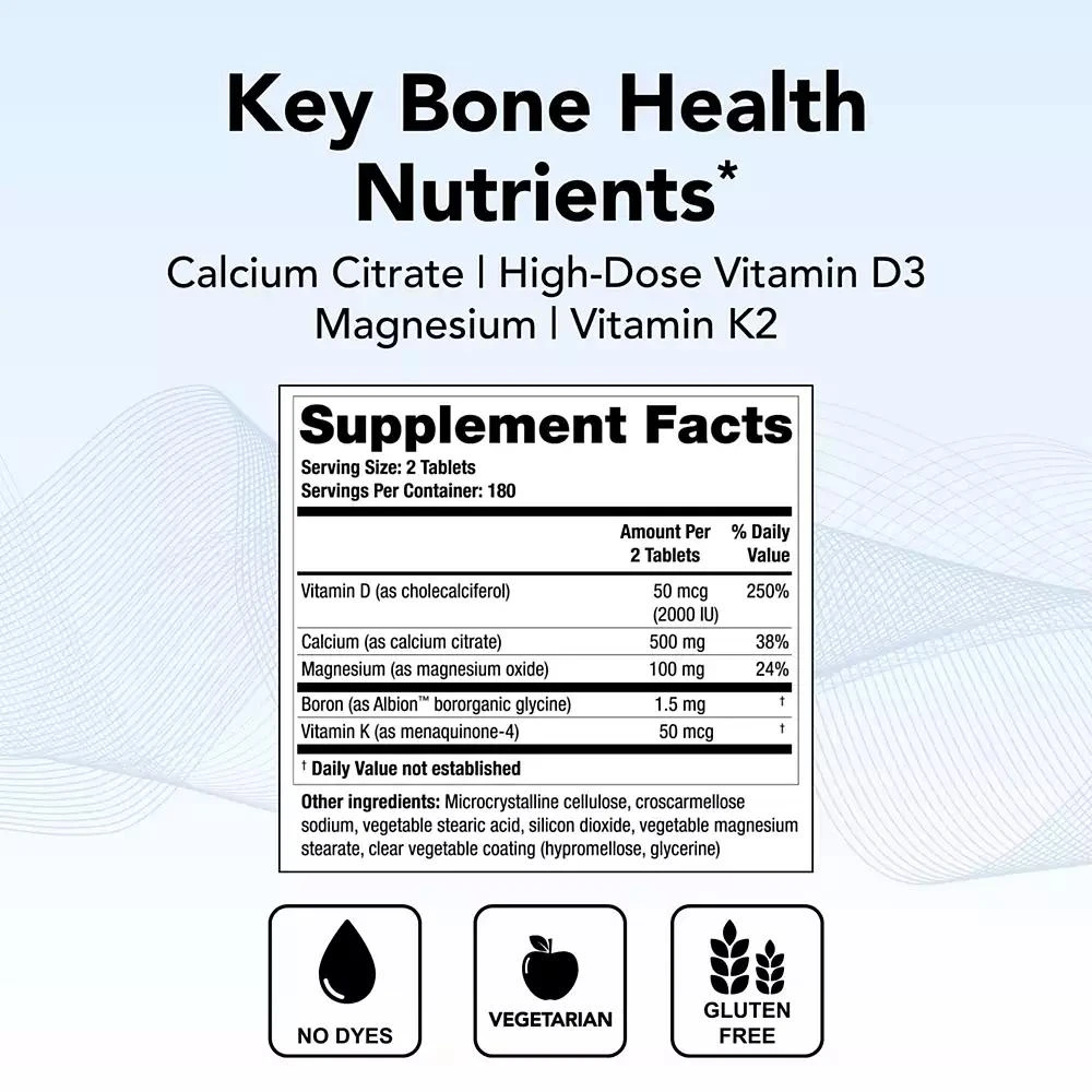 Theralogix TheraCal D4000 Bone Health Supplement with Calcium, Vitamins D3
K2, Magnesium 2