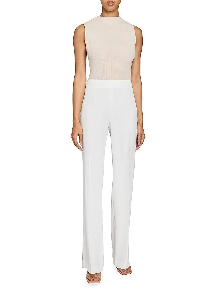 Santorelli Tailored Straight-Leg Pants 2