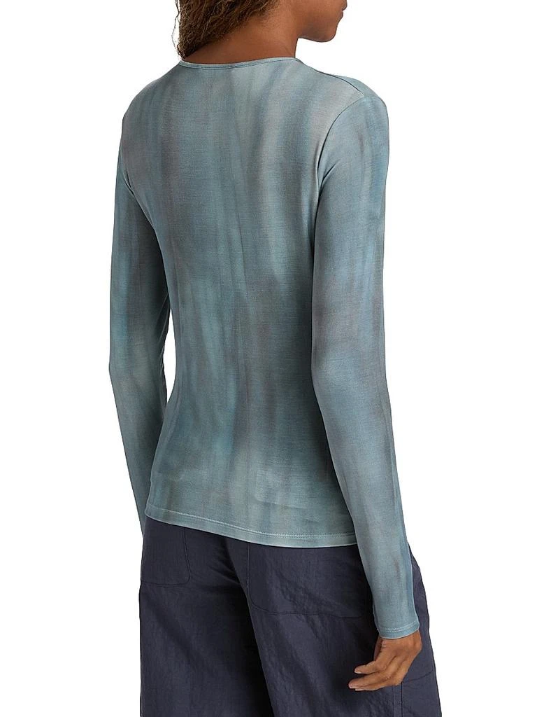 Vince Tie-Dye Pima Cotton-Blend Top 5