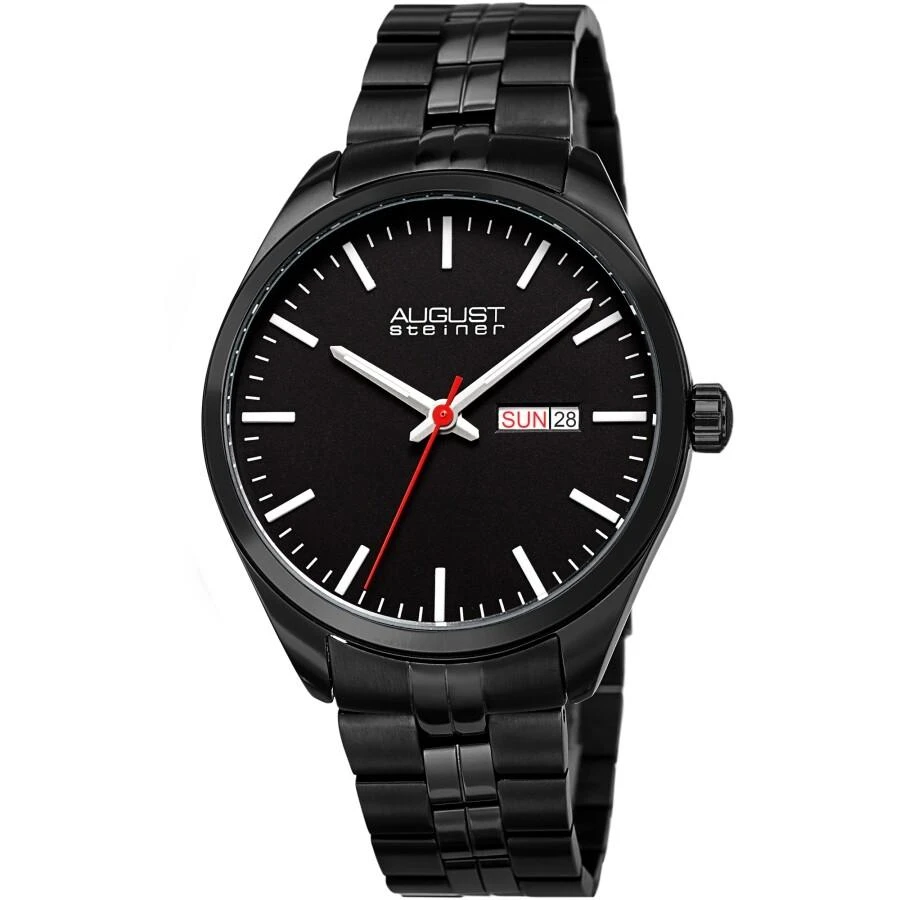 August Steiner Quartz Black Dial Men's Watch AS8271BK 1