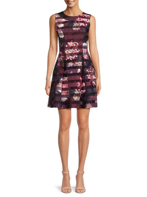 Vince Camuto Floral Sleeveless Mini Dress 1
