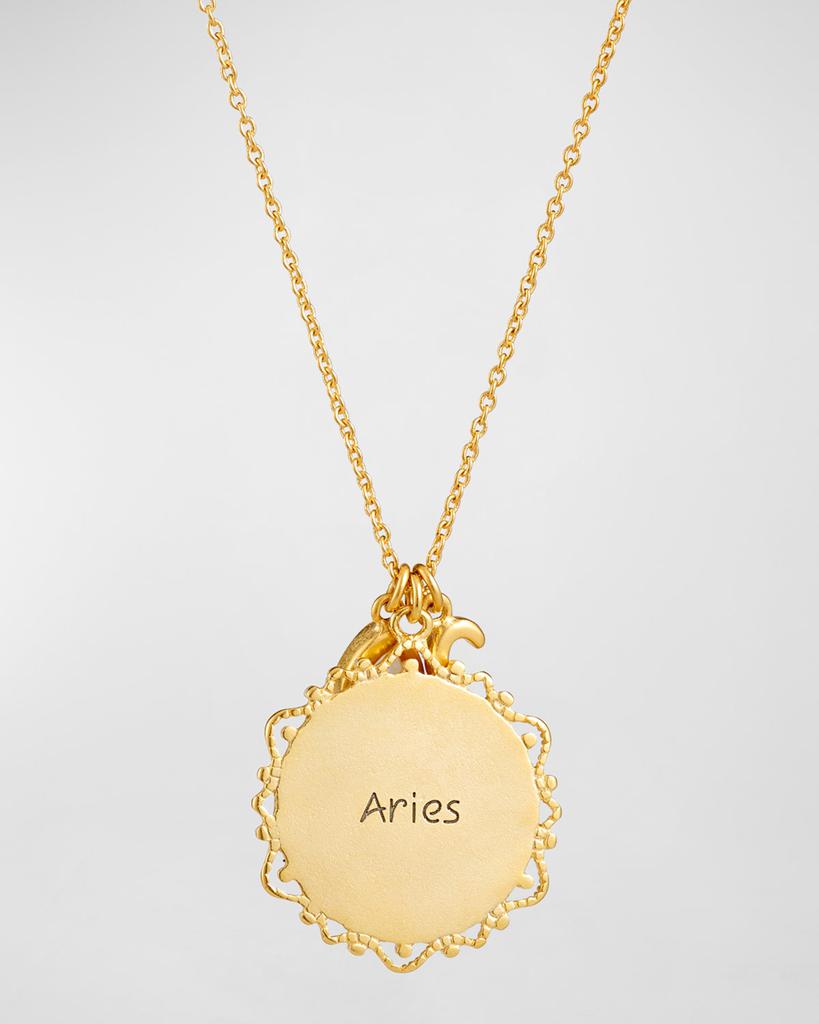 Tai Zodiac Charm Necklace w/ Moonstone