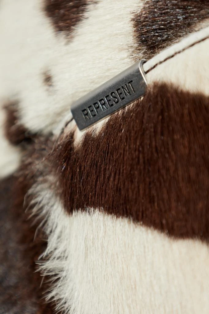 Represent Leather jacket with animal motif 5