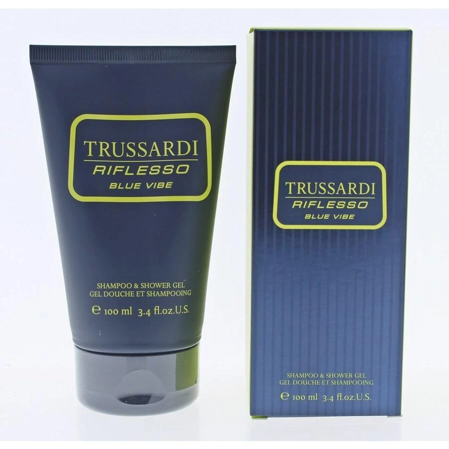 TRUSSARDI Men
s Blue Vibe Gel 3.33 OZ Bath
Body 8011530847180