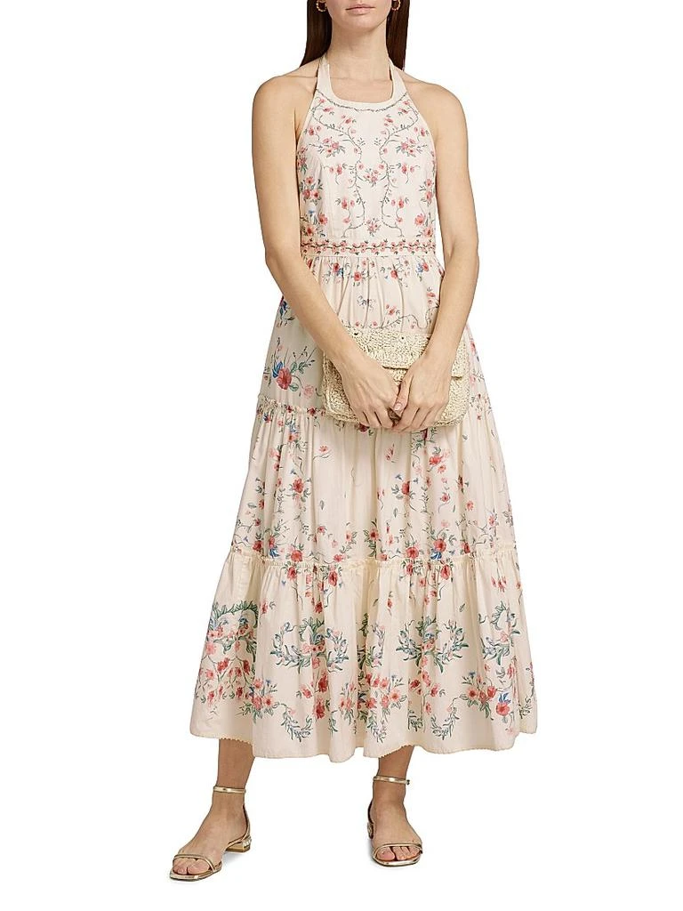 Agua by Agua Bendita Consuelo Mosqueta Floral Midi-Dress 3