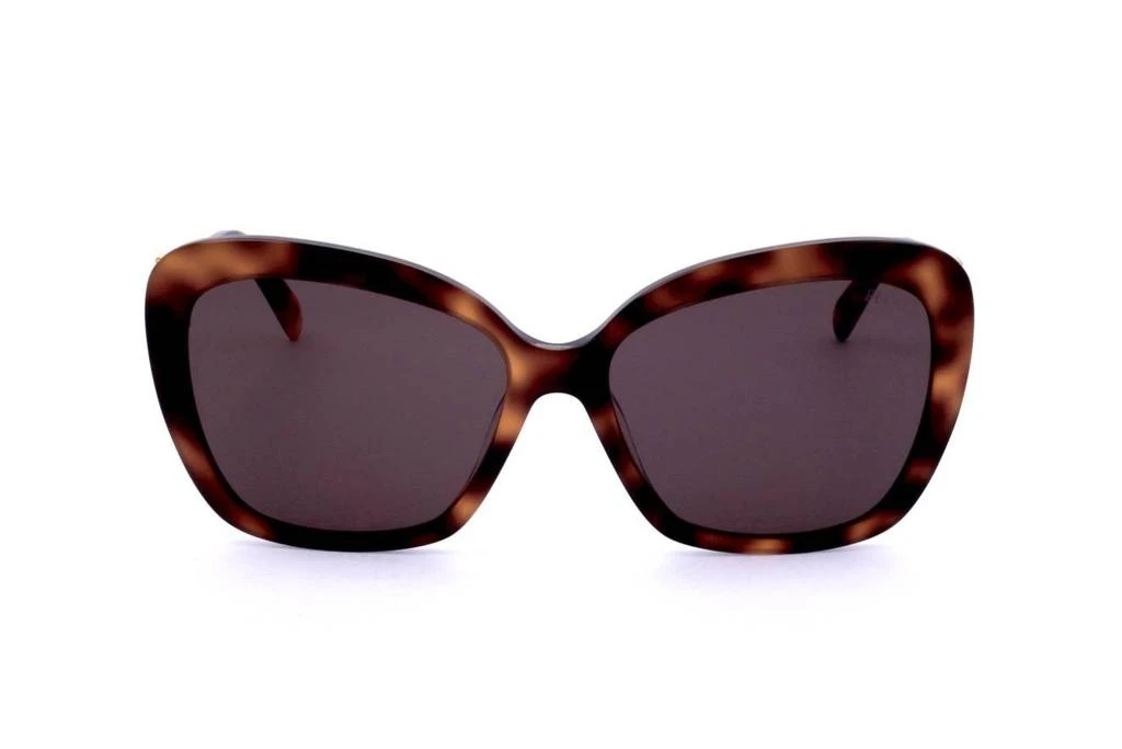 Emilio Pucci Brown Sunglasses Butterfly Frame Emilio Pucci - Butterfly Frame Wave-Effect Sunglasses - Pink  main image 4