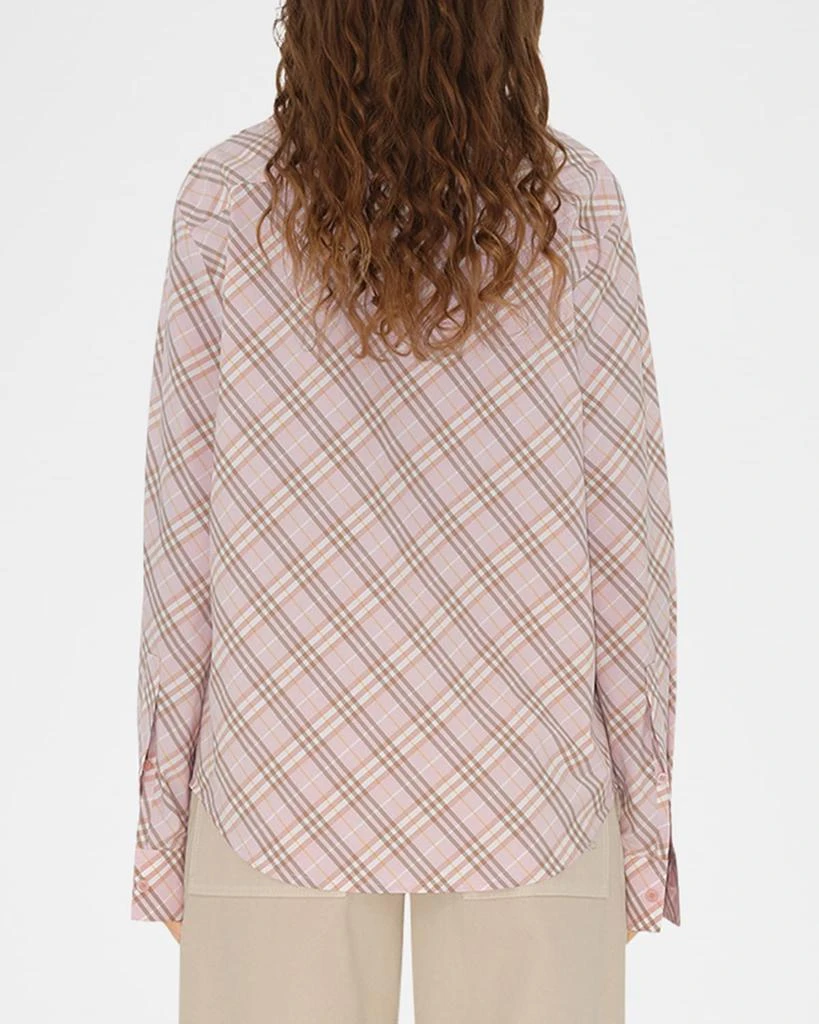 Burberry Check Cotton Button-Down Shirt 3
