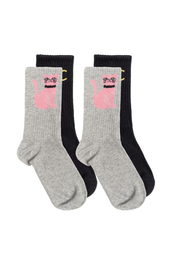 Mini Rodini Mini Rodini ABC Two Pack Socks