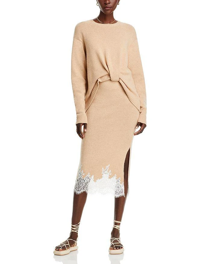 3.1 Phillip Lim Long Sleeve Draped Knit Dress 1