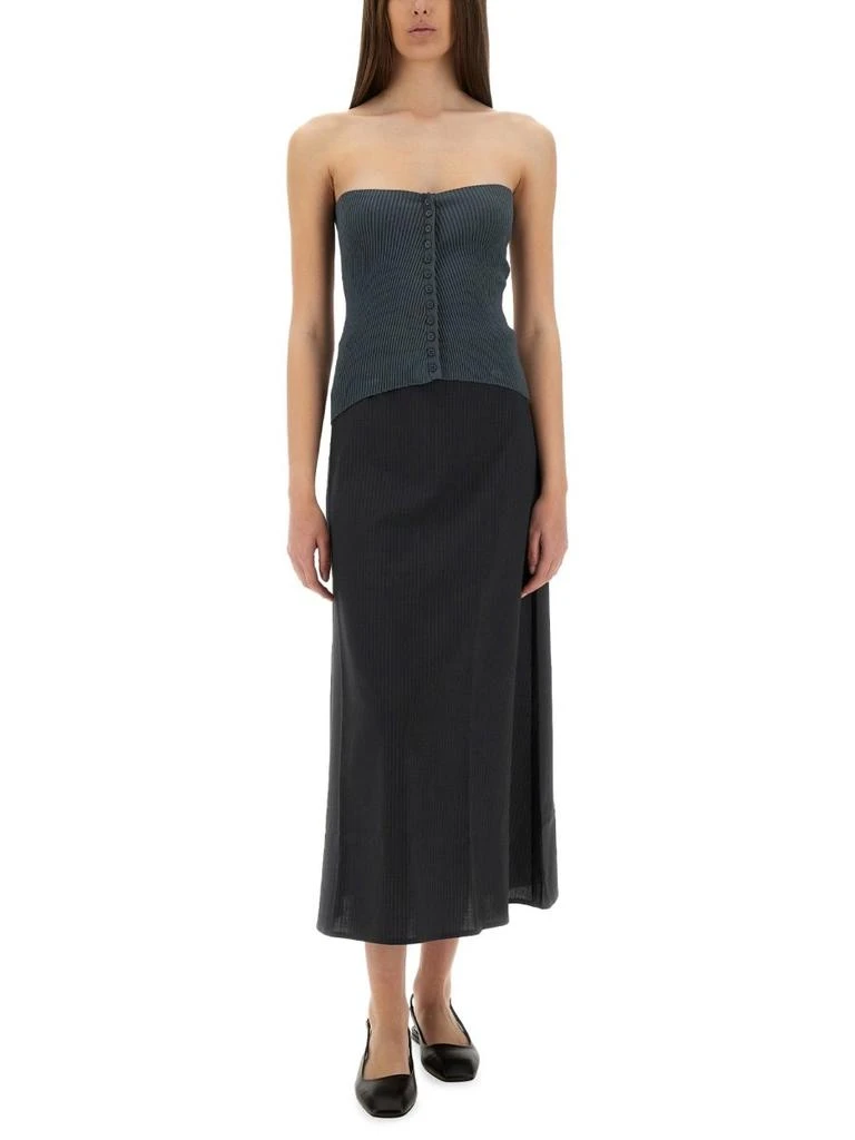 Paloma Wool Paloma Wool Aquamela Fitted Ribbed Top 3