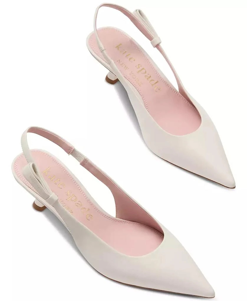 Kate Spade Women's Riley Slingback Kitten-Heel Pumps 4