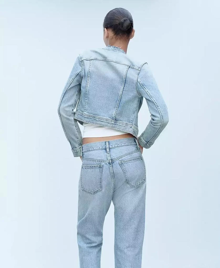 Mango Women's Zipper Denim Jacket 2