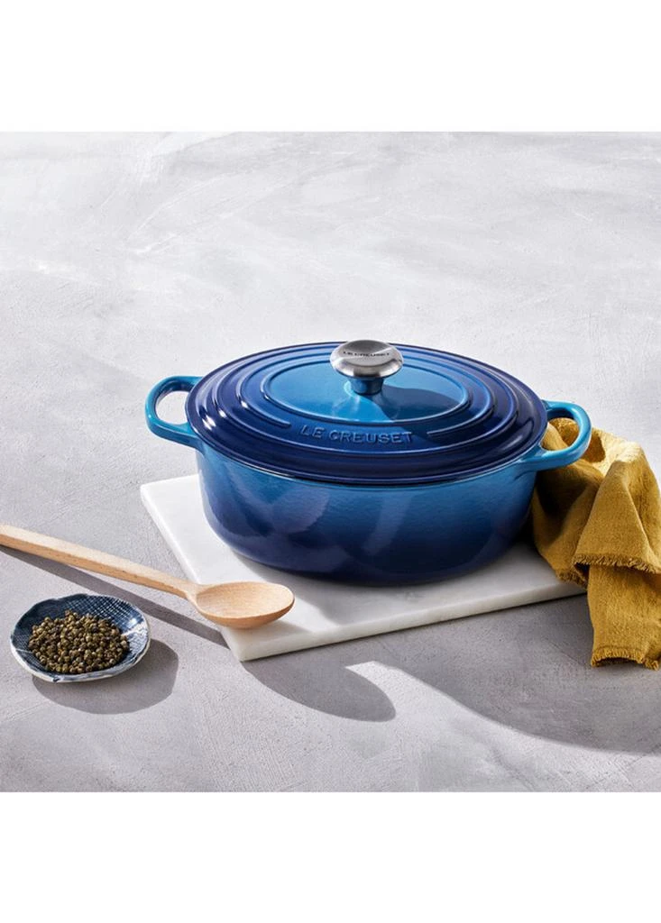 Le Creuset Signature cast iron oval casserole 27cm 4.1l 4