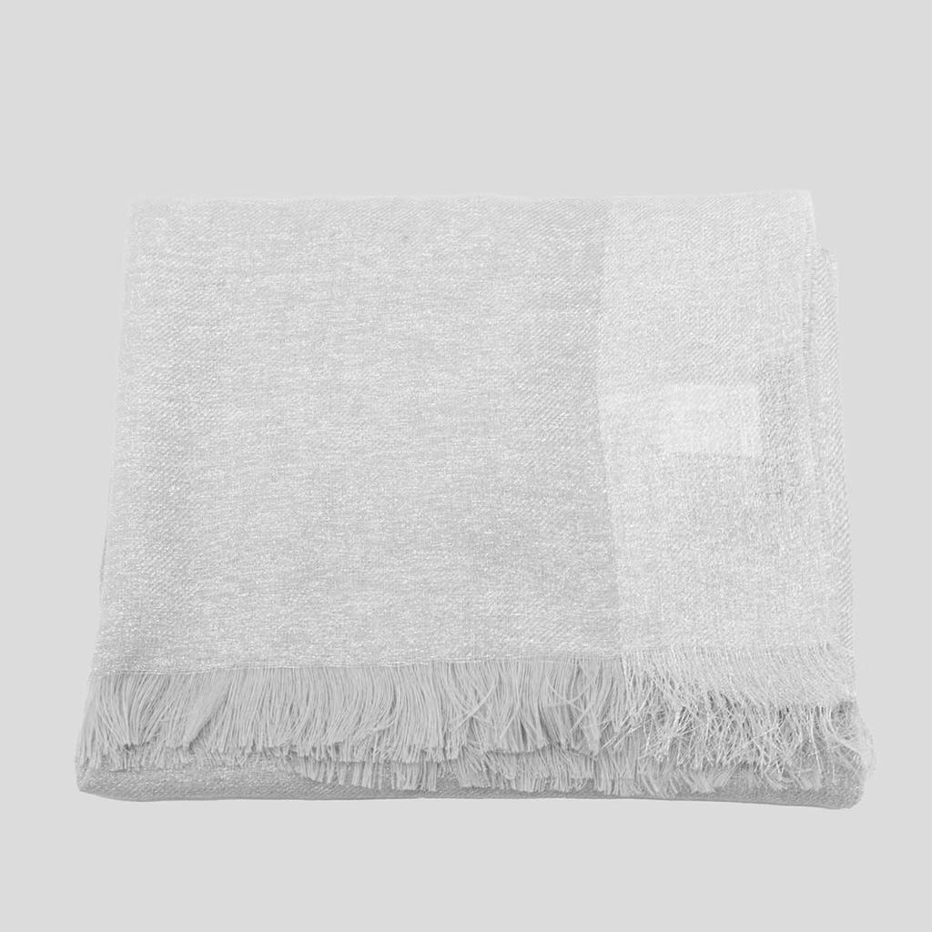 Fabiana Filippi Grey Linen Scarves