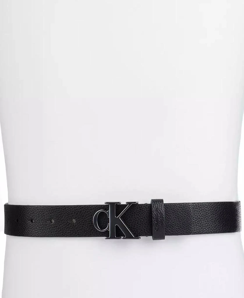 Calvin Klein Men's Logo Plaque Buckle Fashion Jean Belt 5