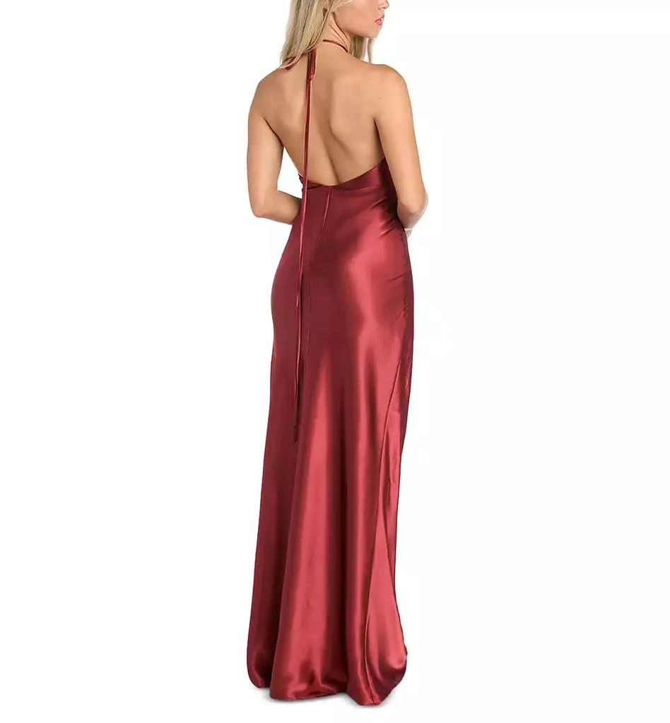 Morgan & Company Juniors' Halter-Neck Slip Dress 3