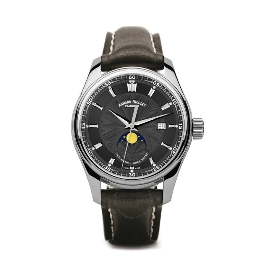 Armand Nicolet MH2 Automatic Black Dial Men's Watch A640L-NR-P140NR2 1
