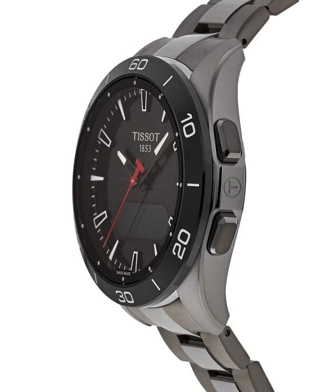 Tissot Tissot T-Touch Connect Solar GMT Digital Dial Titanium Men's Watch T153.420.44.051.00 3