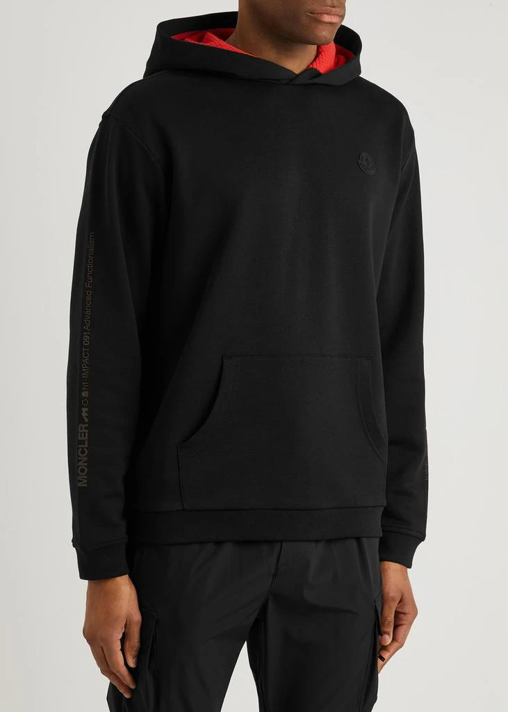 Moncler Logo hooded cotton sweatshirt 2
