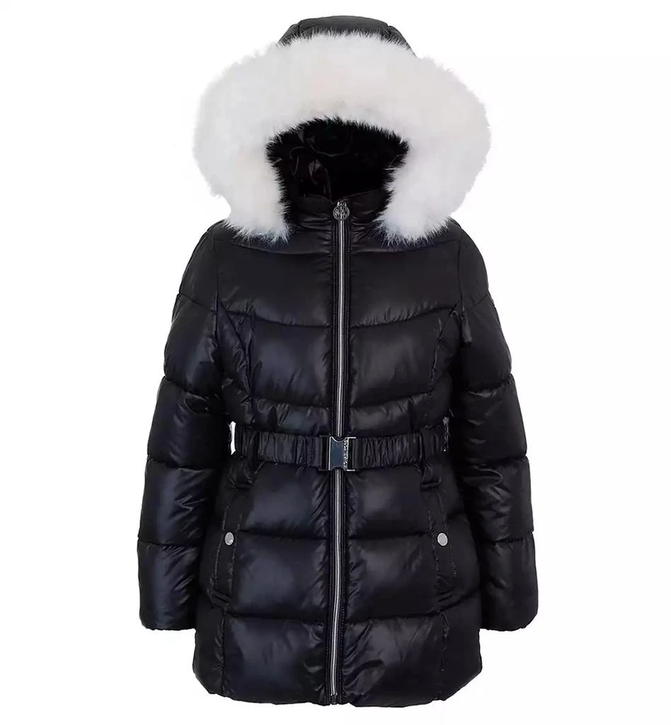 Michael Kors Toddler and Little Girls Belted Stadium Puffer Jacket