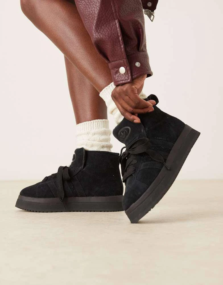 Adidas adidas Originals Campus 00s winter mid shoes in core black / core  black / carb - Free Shipping - BeyondStyle