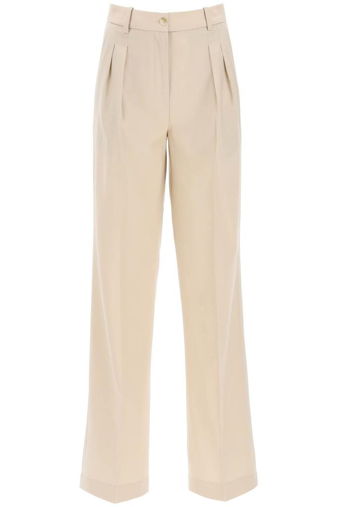 Loulou Studio Beige wool and cashmere trousers - Leggings