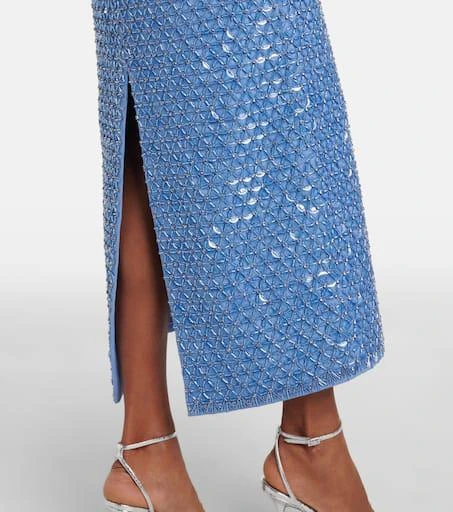 SIMKHAI Vanessa embellished bustier gown 5