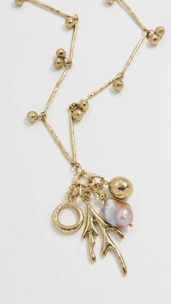 Ulla Johnson Petrina Mix Motif Coral Necklace 3
