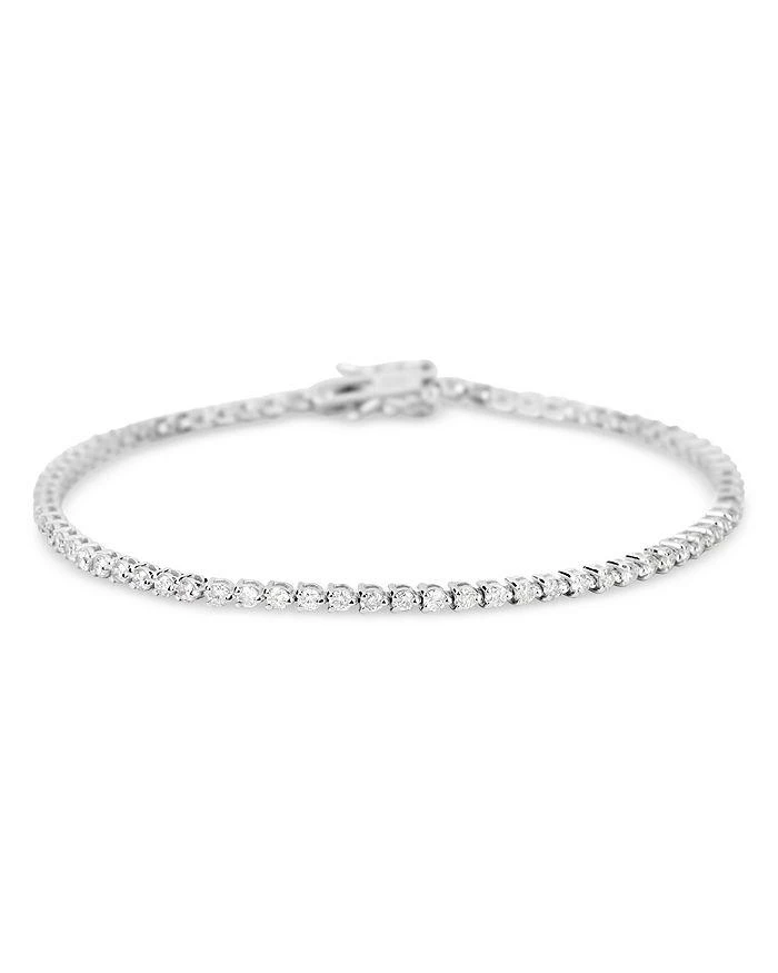 Meira T 14K White Gold Diamond Tennis Bracelet