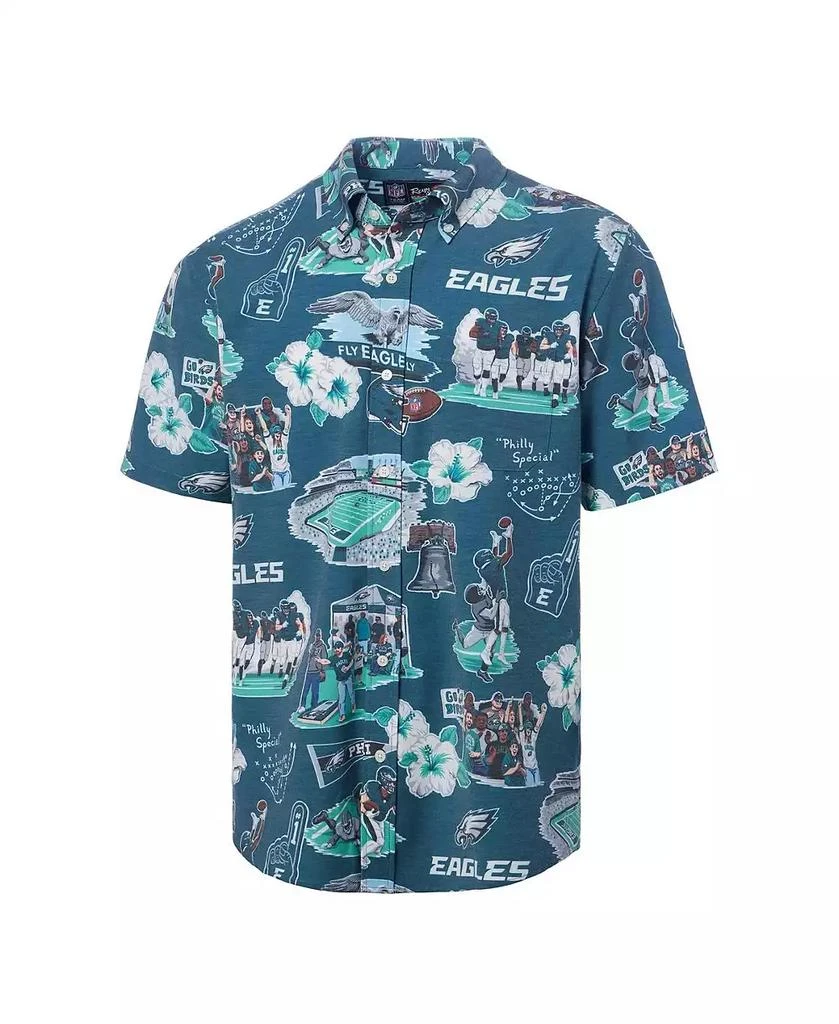 Reyn Spooner Men's Kelly Green Philadelphia Eagles Scenic Button-Down Shirt 4