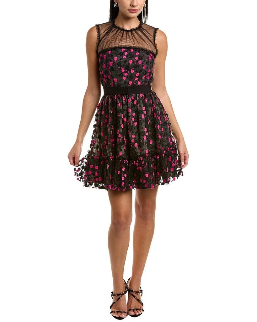 frank lyman lace dress Chiffon Overlay Sheath Dress Style 219221 main image 0