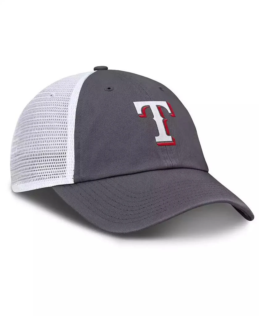 NIKE Men's Gray Texas Rangers Adjustable Trucker Hat 2