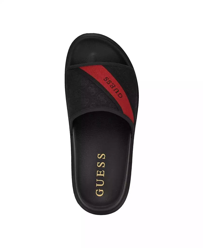 GUESS Men's Vellden Slip-on Lifted Fashion Slides 4