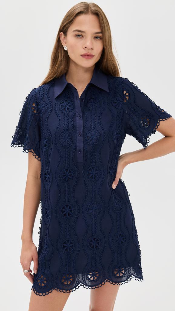 English Factory Navy Mini Dress