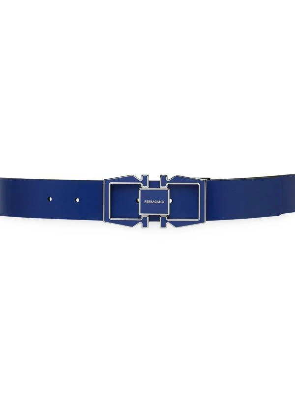 Salvatore Ferragamo Adjustable Cut-to-Size Leather Belt 3