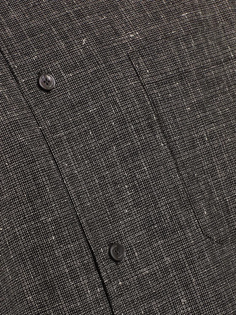 FRAME Cotton & Linen Button-Front Shirt 7