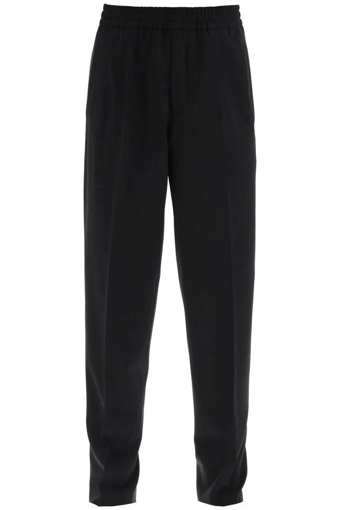 Zegna Jogger Fit Wool Blend Trousers 1