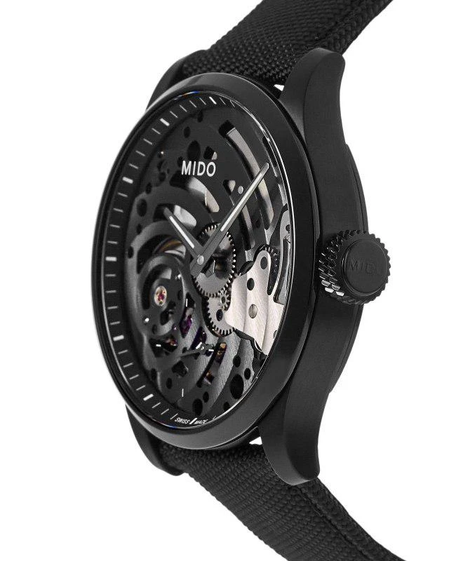 MIDO Mido Multifort Mechanical Skeleton Limited Edition Black Fabric Strap Men's Watch M032.605.47.410.00 3