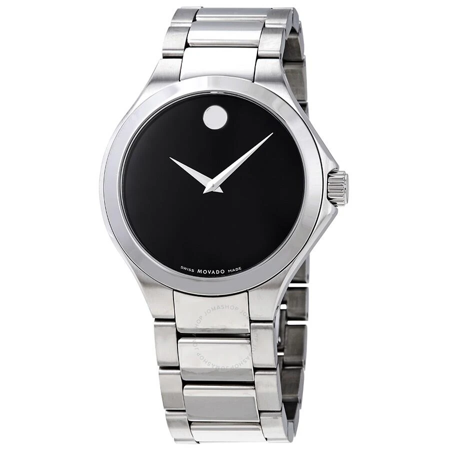 Movado Defio Black Dial Stainless Steel Men's Watch 0607310 1