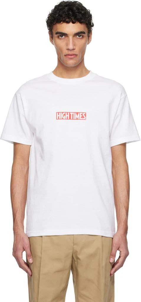 Wacko Maria White High Times Edition Crew Neck T-Shirt 1