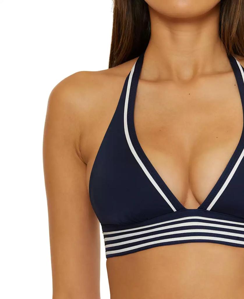 Trina Turk Women's Monaco Pleated Halter Bikini Top