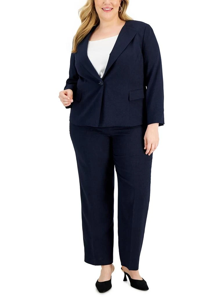 Le Suit Plus Kate Womens 2PC Business Pant Suit 4