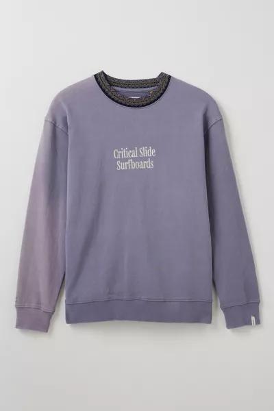 The Critical Slide Society The Critical Slide Society Offset Rib Crew Neck Sweatshirt