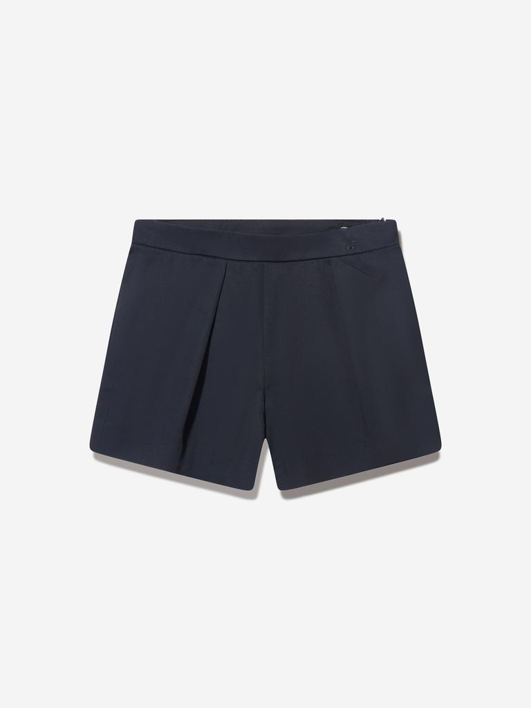 Bonpoint Girls Cotton Shorts in Navy