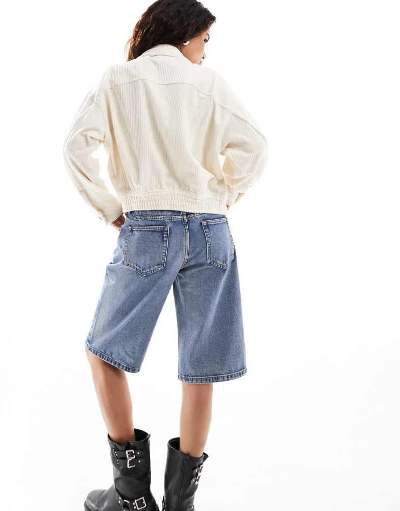 LEE Lee batwing cord Rider jacket in cream 2