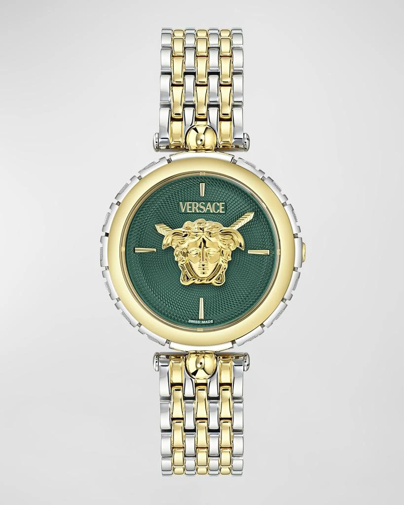 Versace 38mm Medusa Heritage Watch with Bracelet Strap, Two Tone 1