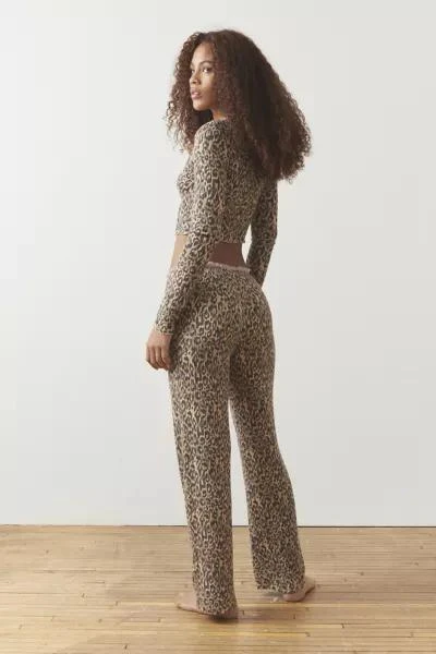Out From Under Out From Under Brushed Lace Trim Lounge Pant 3